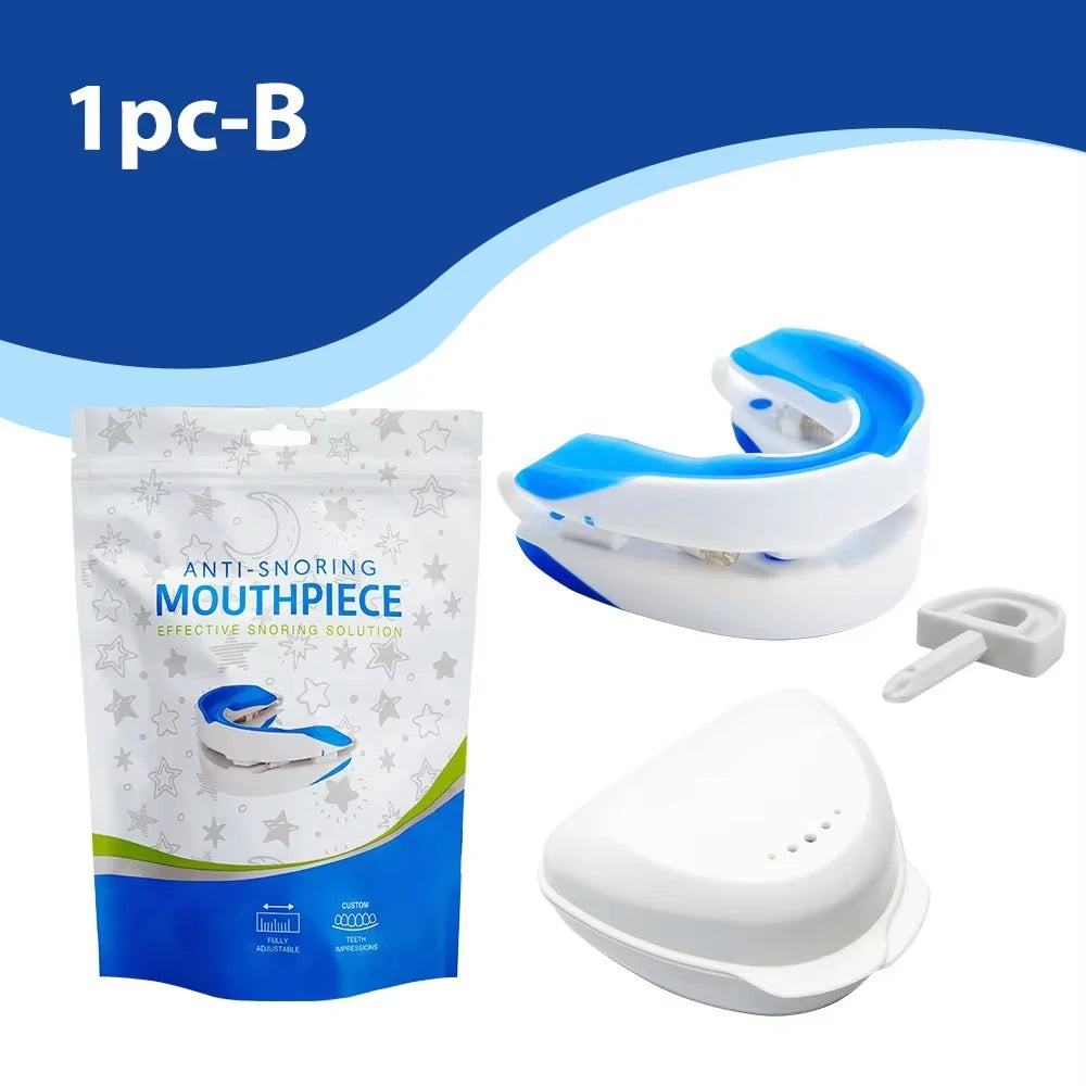 Silicone Anti-Snore Mouthpiece - Bruxism & Apnea Relief