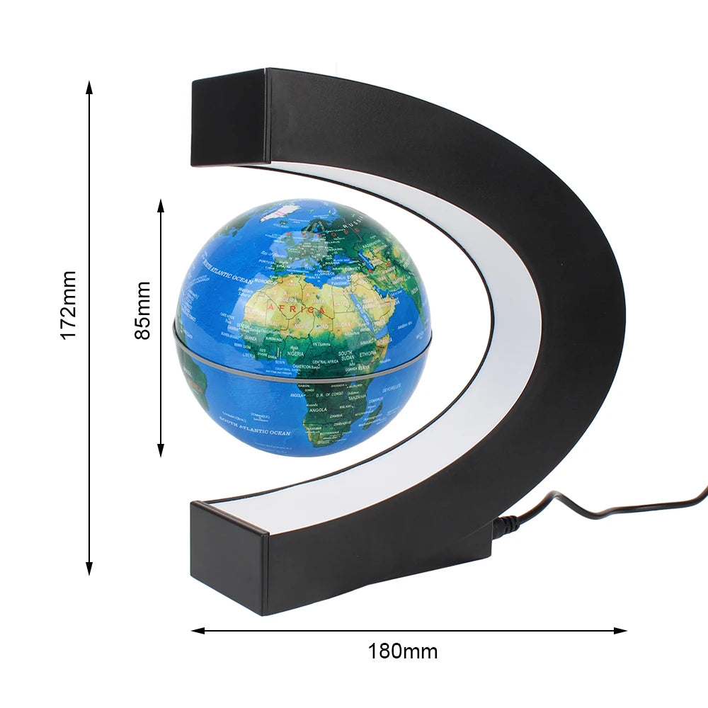 Magnetic Levitation Globe LED World Map | Unique Home Decor Gift
