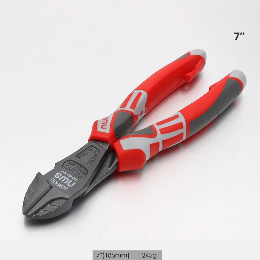 Cr-V Steel Wire Cutter Pliers - 6-8 Inch, Sharp, Professional & DIY Hand Tool