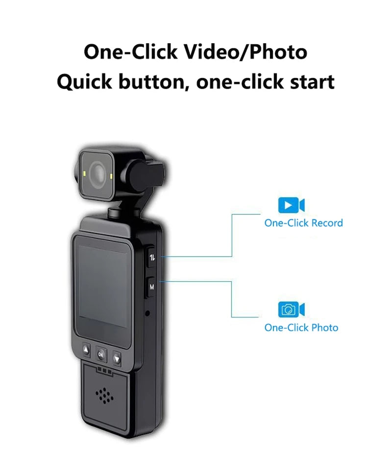 Lenovo 4K Waterproof Action Camera with Dual Screens