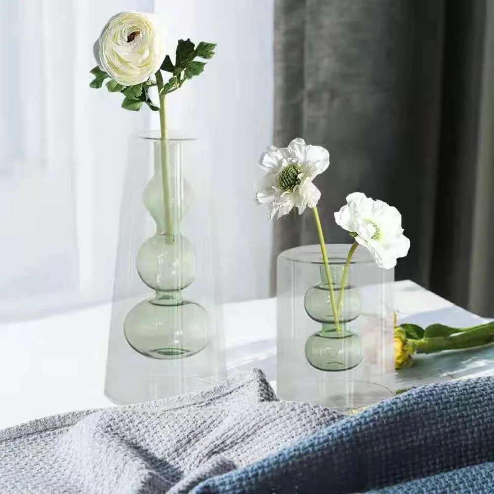 Creative Glass Vases, Hydroponic Planters & Decorative Bottles for Home & Wedding