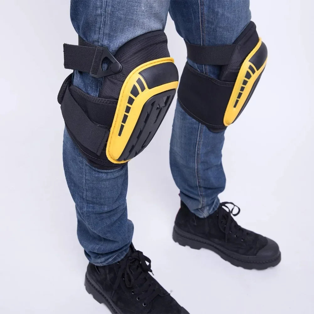 Heavy-Duty Professional Gel Knee Pads | EVA Foam & Gel Cushion for Work & Gardening