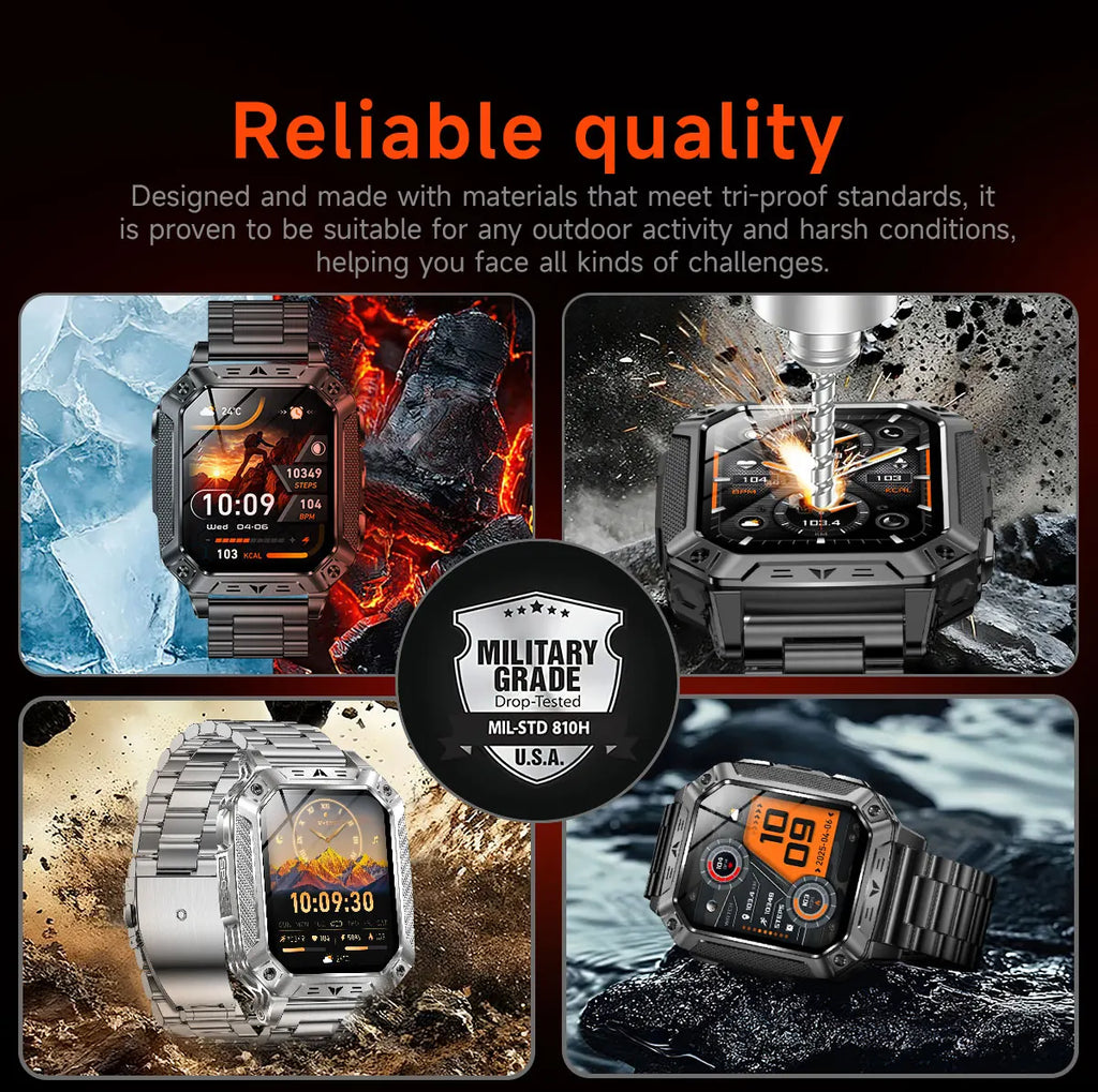 Apex Outdoor Smartwatch | GPS, Flashlight, AMOLED, 10ATM - Your Ultimate Adventure Companion