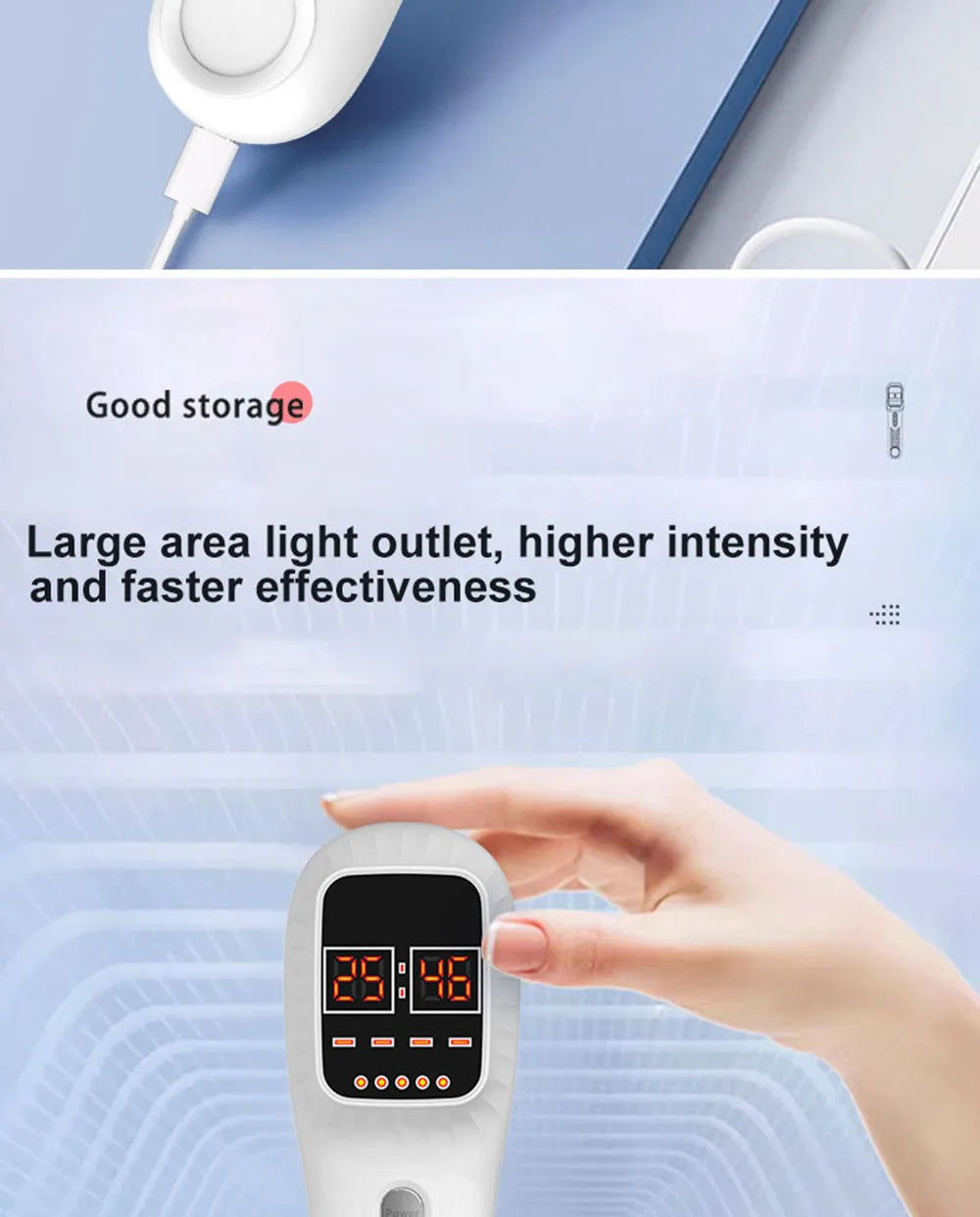 650nm+808nm Red Light Infrared Therapy Device for Skin Rejuvenation & Pain Relief