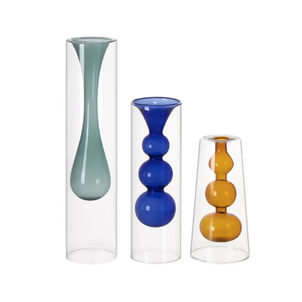 Creative Glass Vases, Hydroponic Planters & Decorative Bottles for Home & Wedding