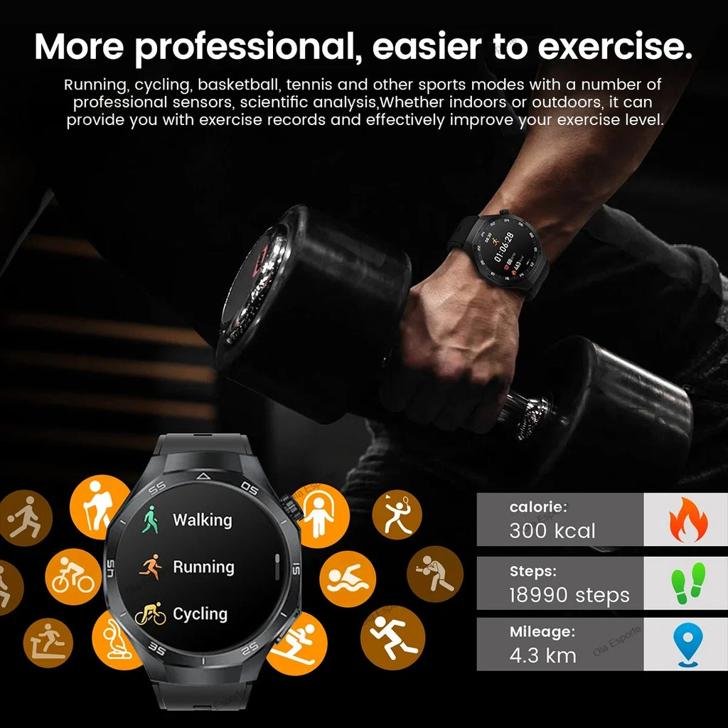 Vabena Watch 5 Pro GPS NFC Smartwatch | AMOLED Display