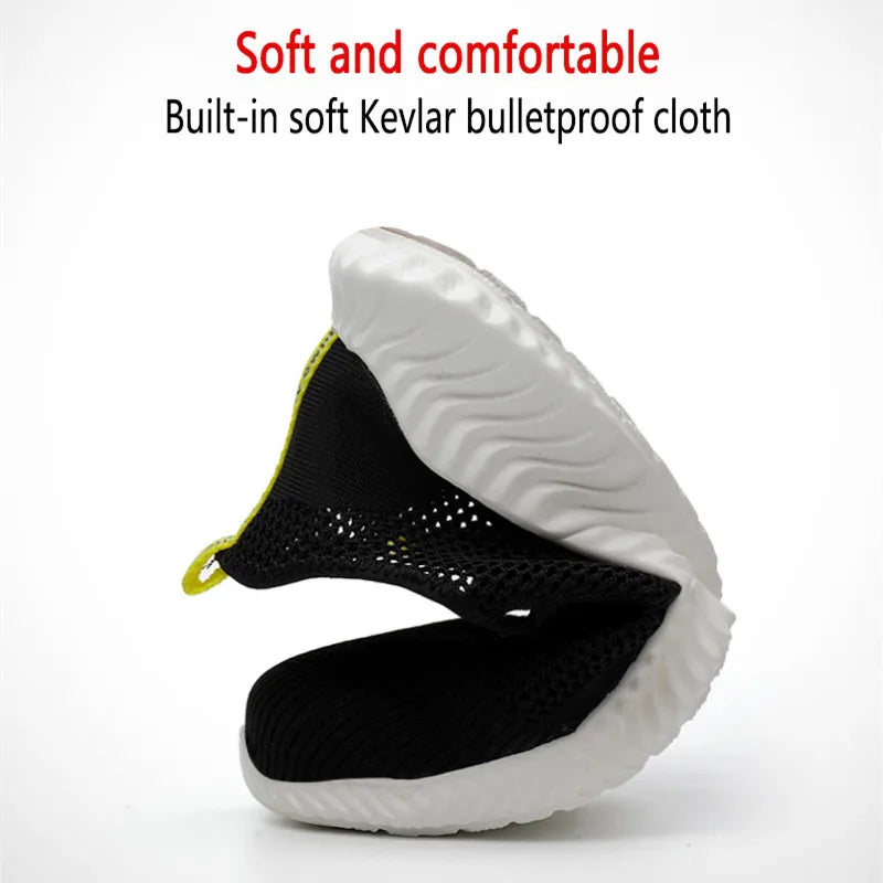 Iairay Lightweight Hyper-Breathable Summer Work Shoes
