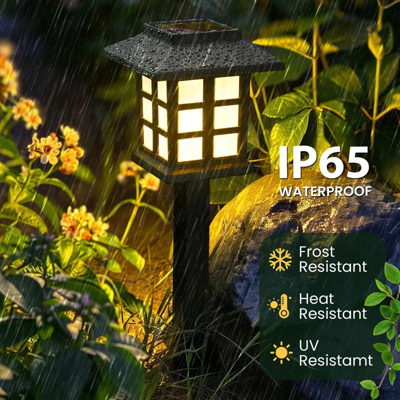 Solar Pathway Lights 8-Pack | Outdoor Waterproof Garden Decor