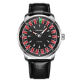 TIMEARTX Luxury Roulette Poker Game Quartz Watch for Men