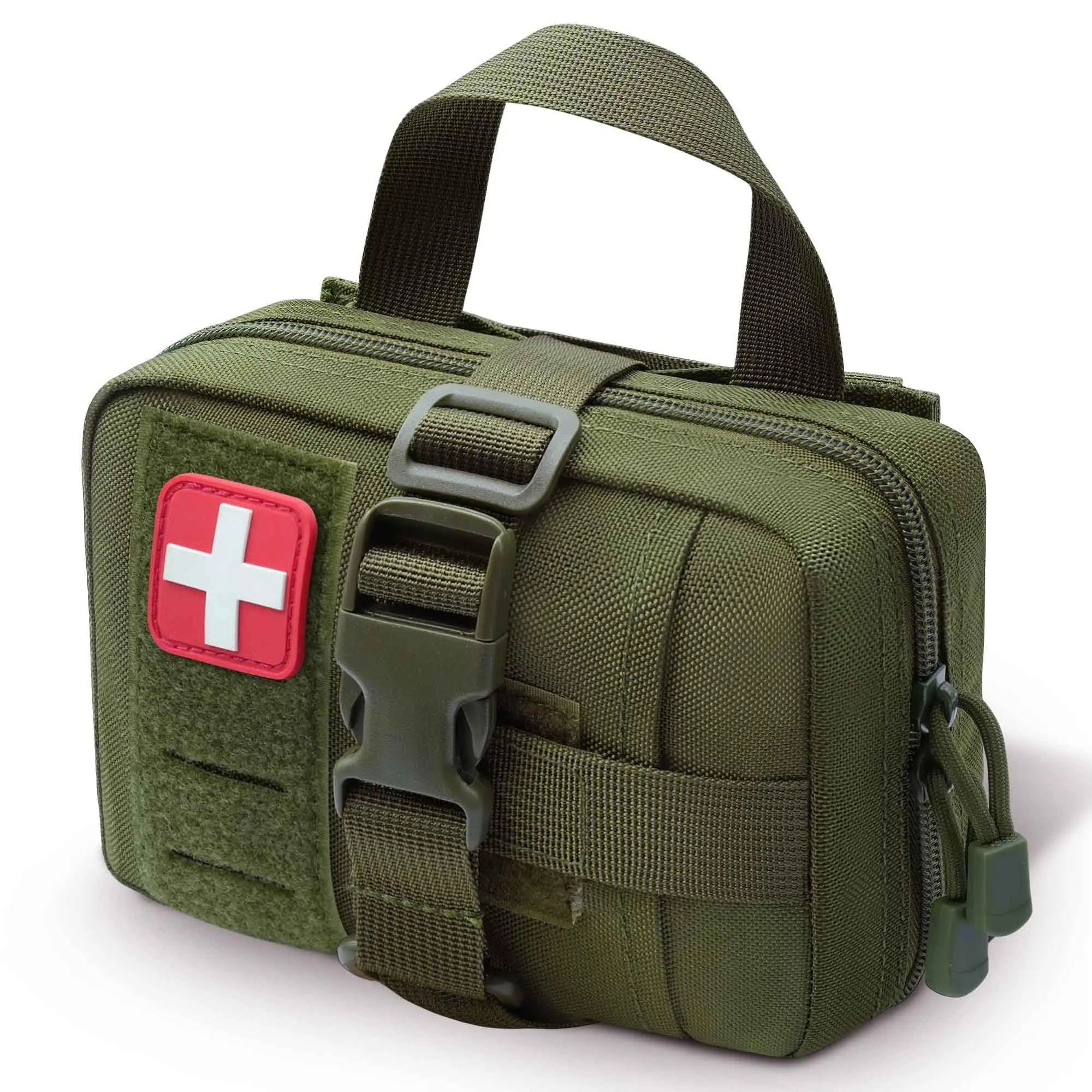 Tactical MOLLE Rip Away IFAK Pouch - First Aid Medical EMT Belt Pouch