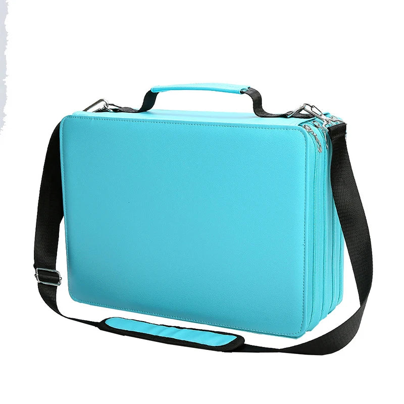Vabena Large Capacity 168/224 Slot Pencil Case - Felt Marker Storage Organizer