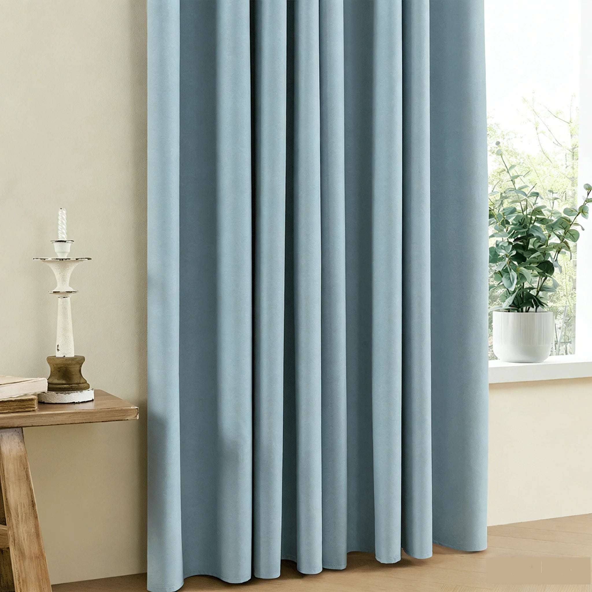 Modern Minimalist Blackout Curtain | Heat Insulating Bedroom Drape