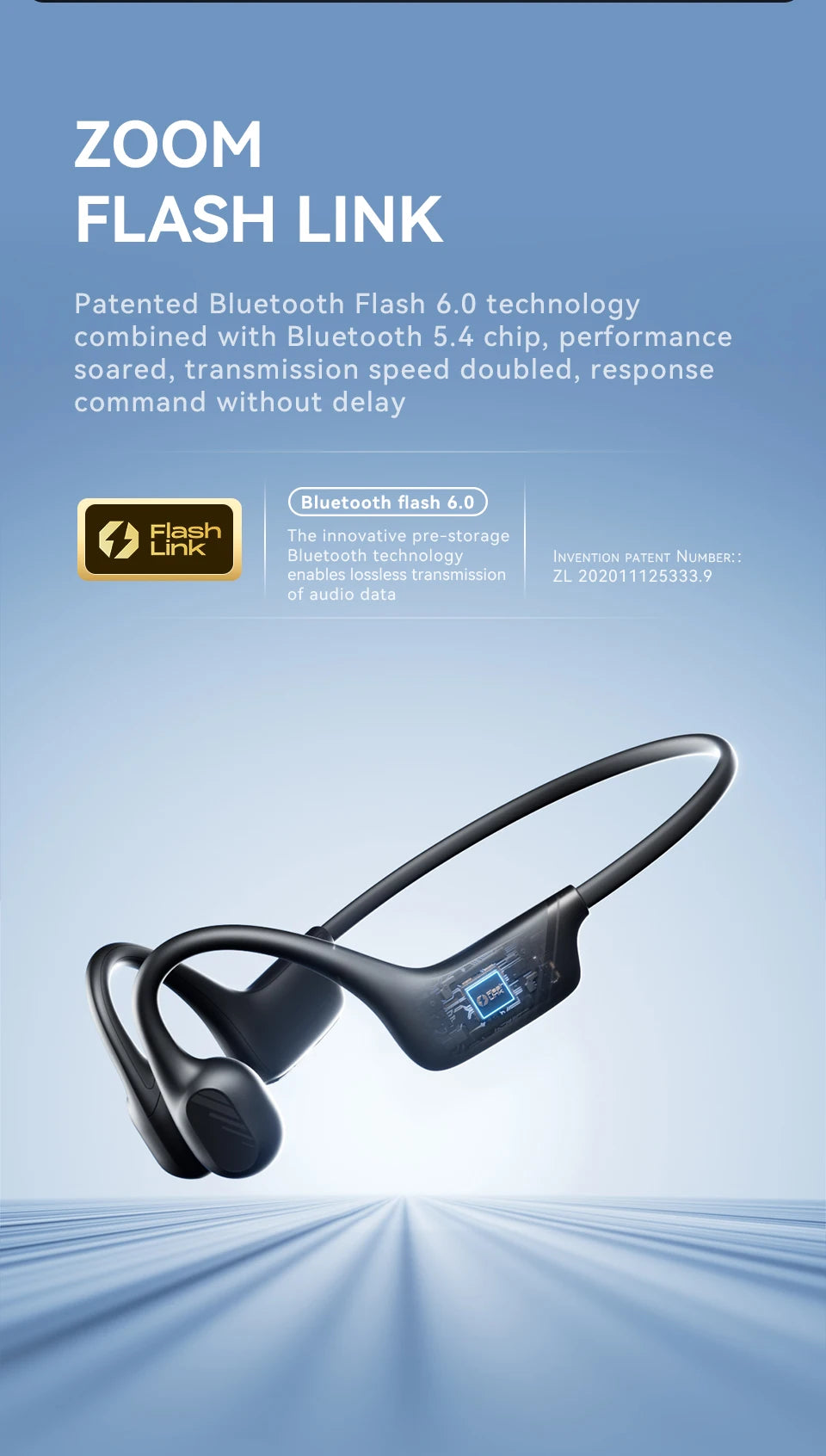 Sanag B21S True Bone Conduction Bluetooth Earphones | HiFi Wireless Headset