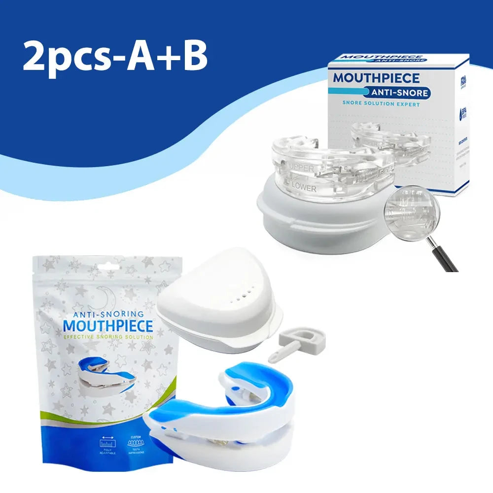 Silicone Anti-Snore Mouthpiece - Bruxism & Apnea Relief