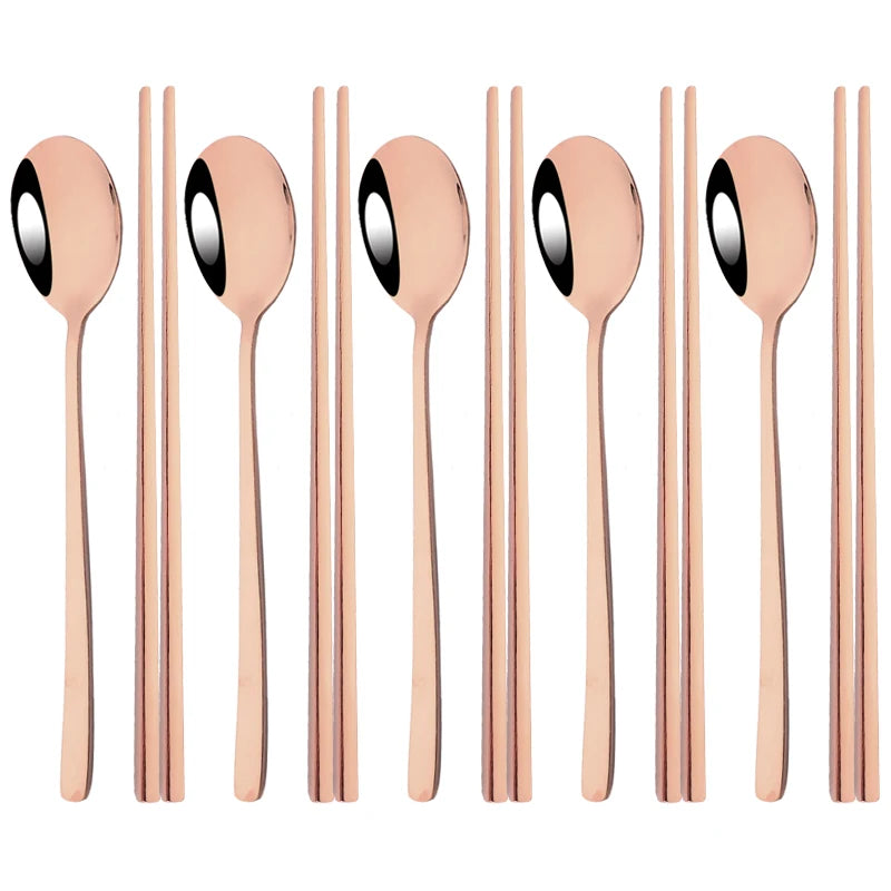 Vabena Luxury 304 Stainless Steel 10-Piece Cutlery Set | Premium Tableware