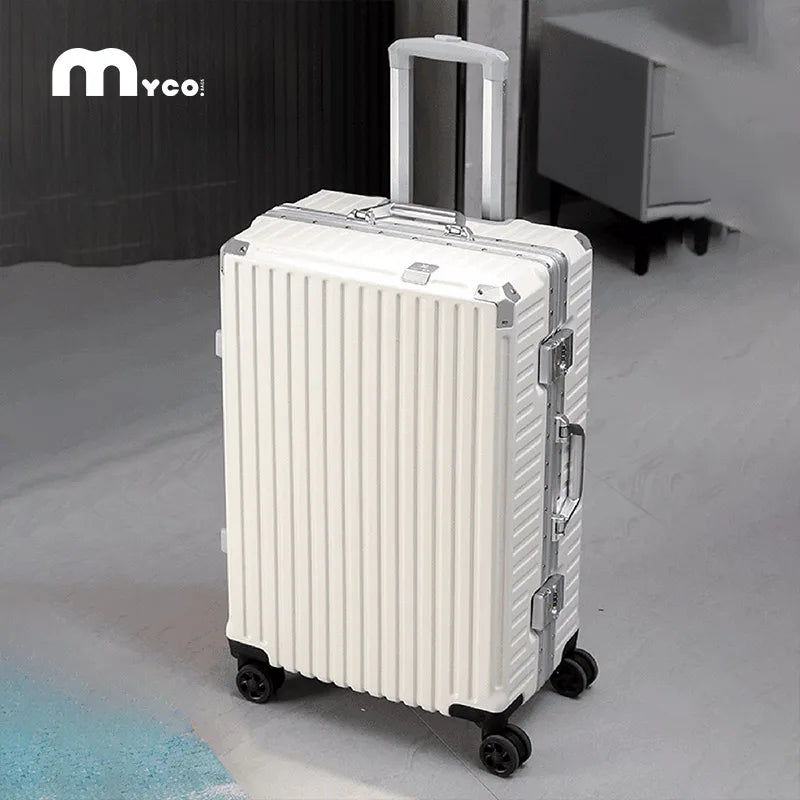 Aluminum Frame Luggage Set - USB & TSA Lock 20-28"