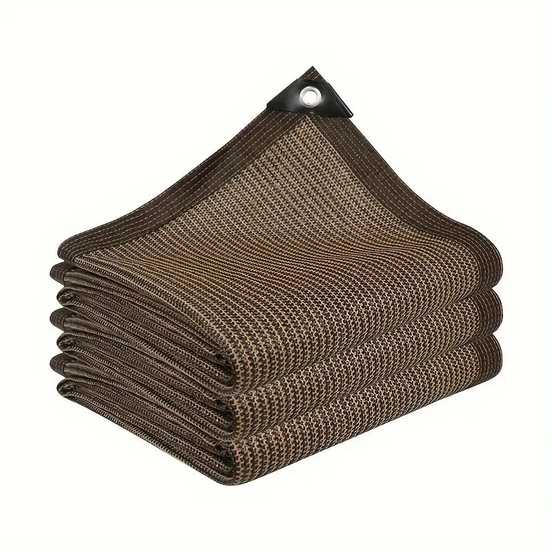 Beige Sunshade Cloth - Durable UV Protection Mesh for Patio, Garden & Greenhouse