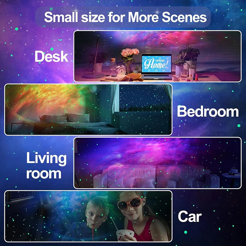 Astronaut Galaxy Projector Night Light - Stars Lamp for Kids Bedroom Decor