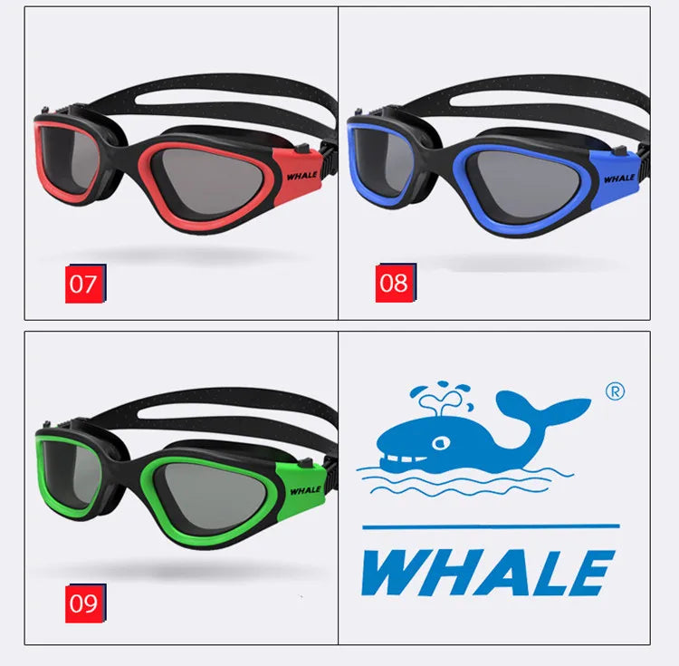 Professional Anti-Fog UV Swimming Goggles for Adults - Waterproof Silicone