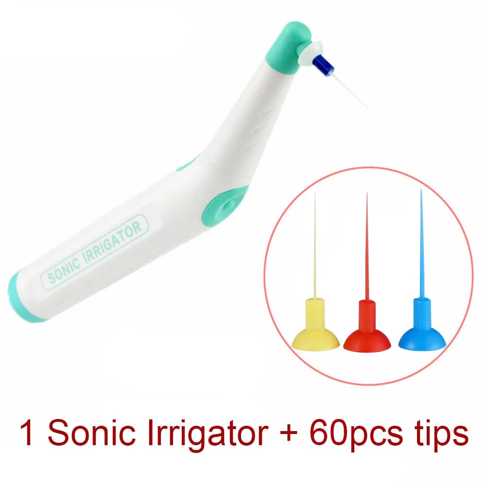 60Pcs Dental Sonic Irrigator Tips for Root Canal Cleaning & Endodontic Tools