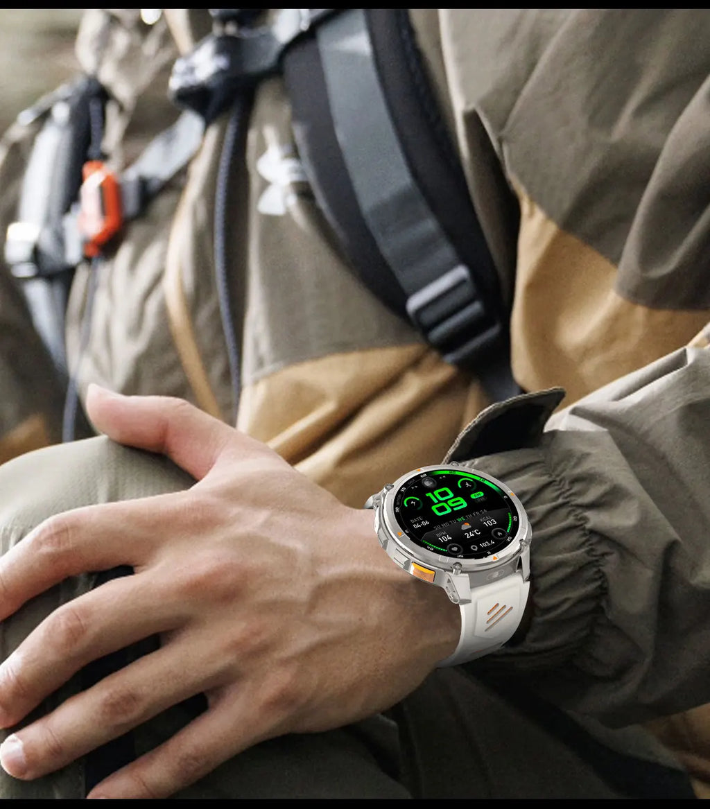 T-Rex3 Pro Smartwatch | 1100mAh Battery, GPS, 5ATM Waterproof, Military-Grade