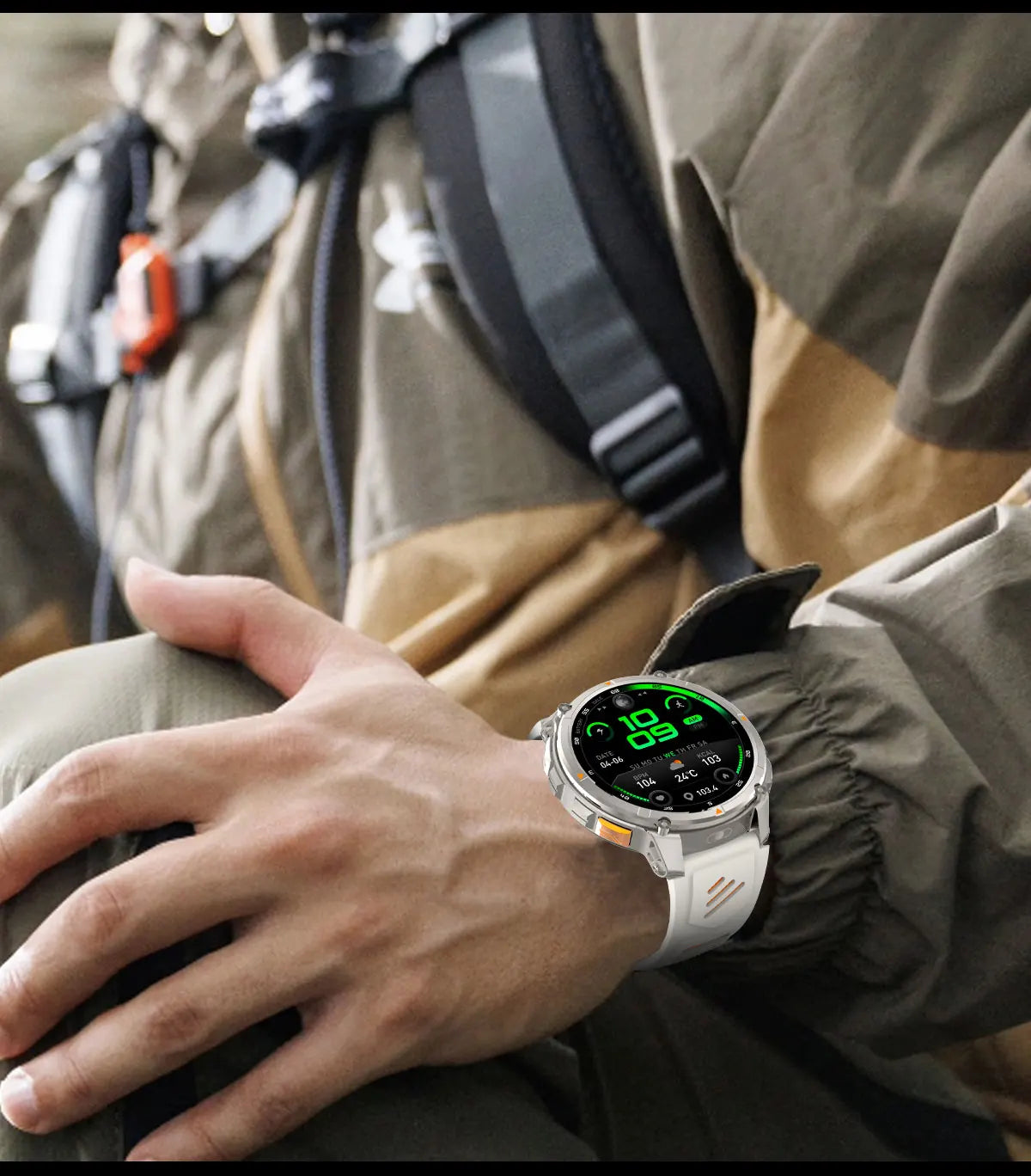 T-Rex3 Pro Smartwatch | 1100mAh Battery, GPS, 5ATM Waterproof, Military-Grade