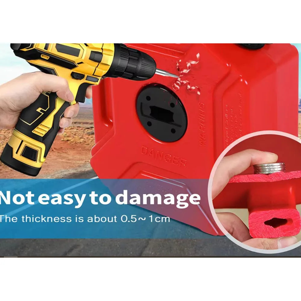 Motorcycle Fuel Tank 3/5L Child Lock Anti-static Jerry Can