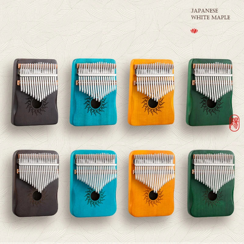 Hluru 17/21 Keys Kalimba Finger Piano - Musical Instrument for Beginners