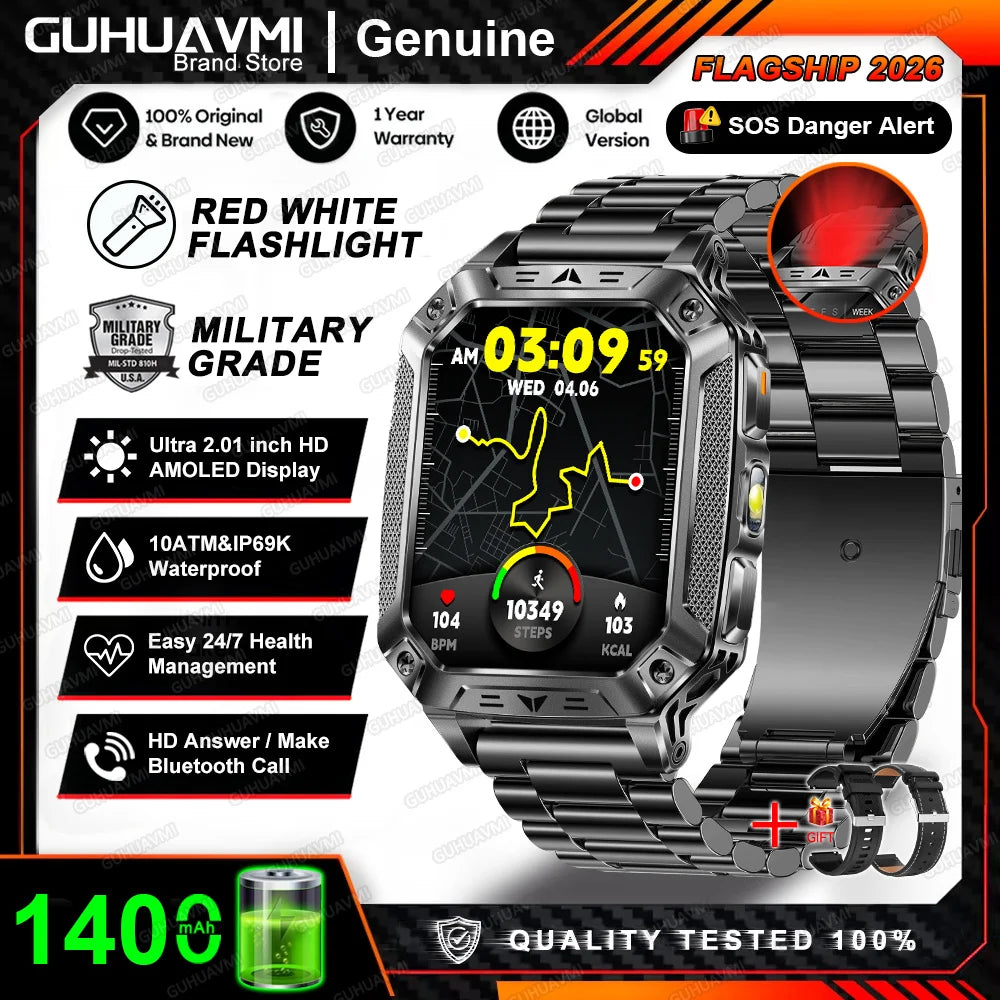 Apex Outdoor Smartwatch | GPS, Flashlight, AMOLED, 10ATM - Your Ultimate Adventure Companion
