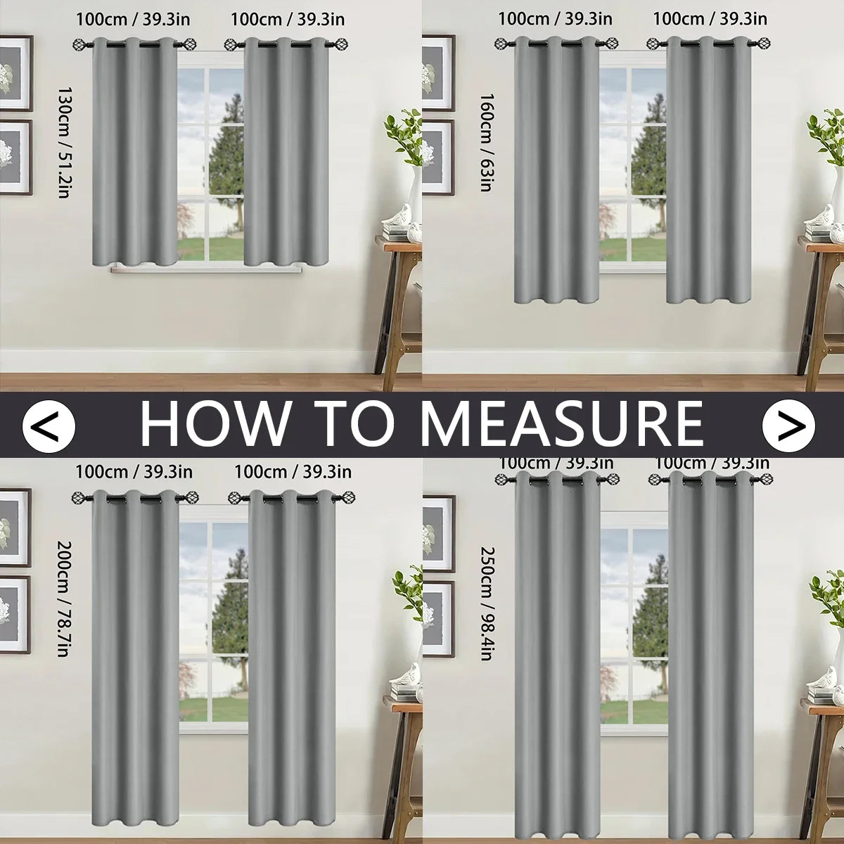 Modern 100% Blackout Curtains | Total Room Darkening & Privacy