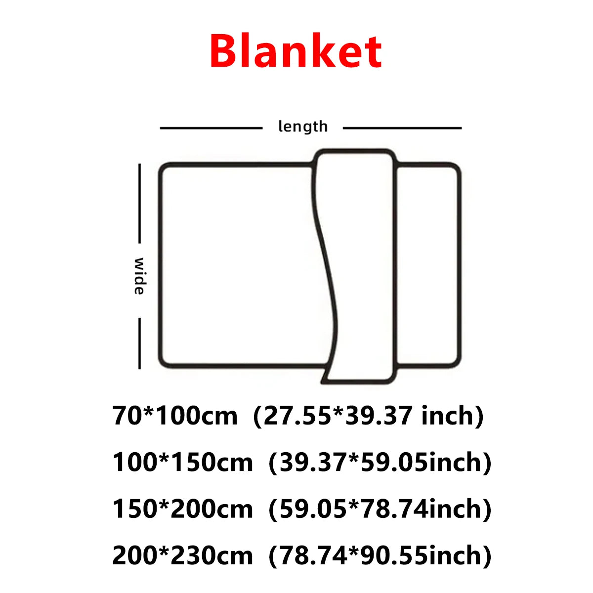 Solid Color Thickened Wide Striped Multifunctional Blanket