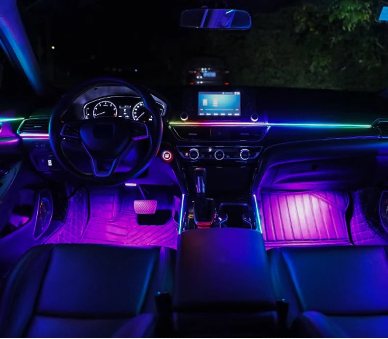 18-in-1 Dual Zone Symphony RGB Car Interior Ambient Light Kit
