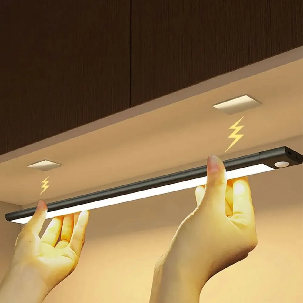 USB-C Rechargeable Motion Sensor LED Cabinet Light - Kitchen & Wardrobe