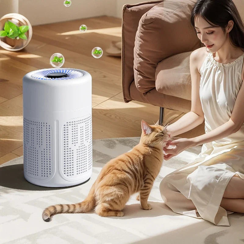 TINSOL Mini Air Purifier - HEPA Filter & Negative Ion Technology