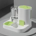Automatic Gravity-Fed Cat Water Dispenser & Feeder - Spill-Proof