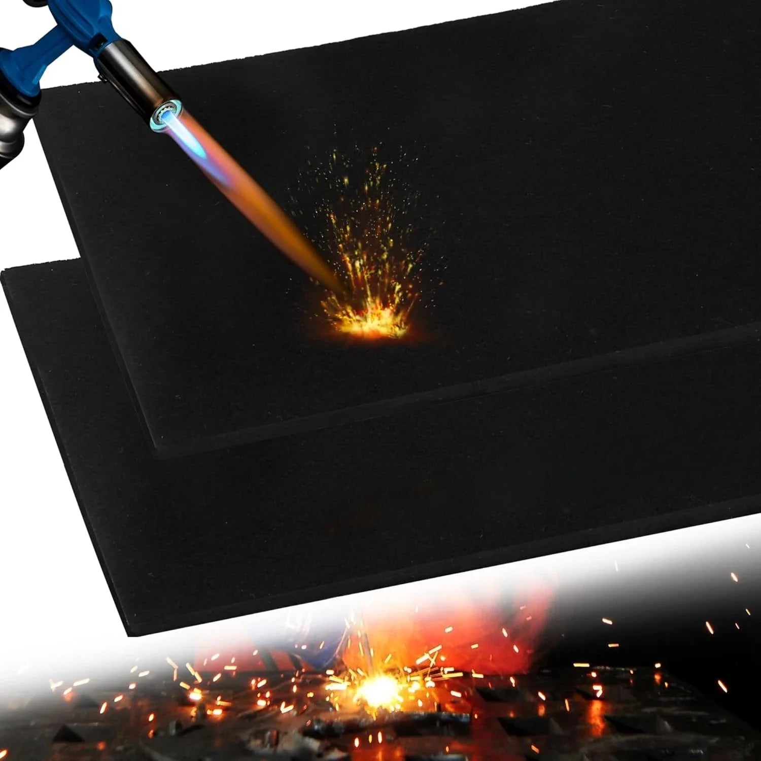 Pre-Oxidized Carbon Felt Welding Blanket 2/5mm - Fireproof Protection