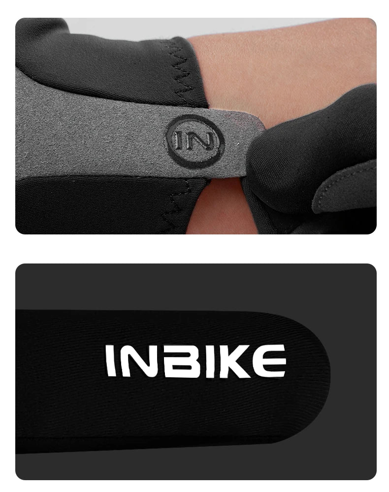 INBIKE Full Finger Touch Screen Cycling Gloves - MTB Road Bike Spring Summer