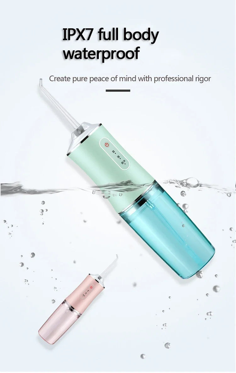 Oral Irrigator Dental Water Jet Flosser - Teeth Whitening & Cleaning Tool