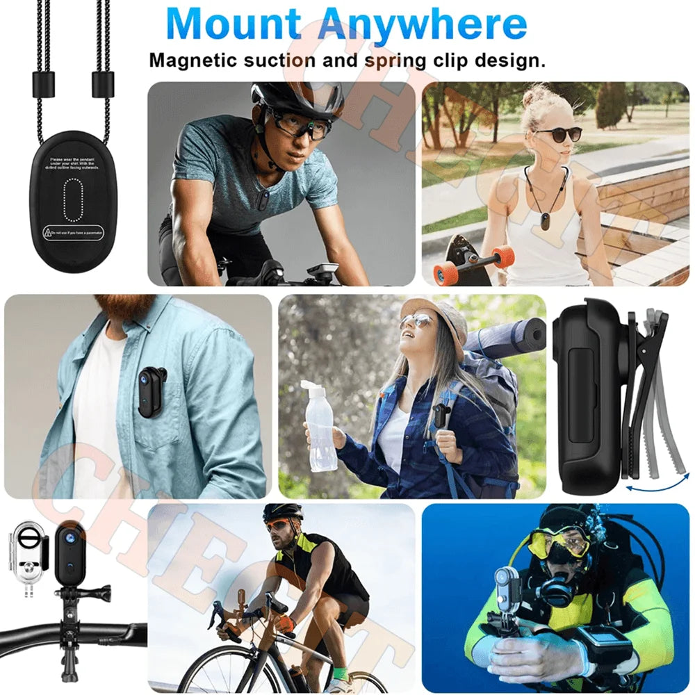 Vabena 4K FHD Action Camera | Ultra HD Adventure Cam for Sports & Motorcycle