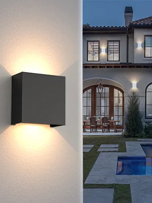KICAAO 6W LED Wall Sconces - Modern Indoor & Outdoor IP65 Lighting