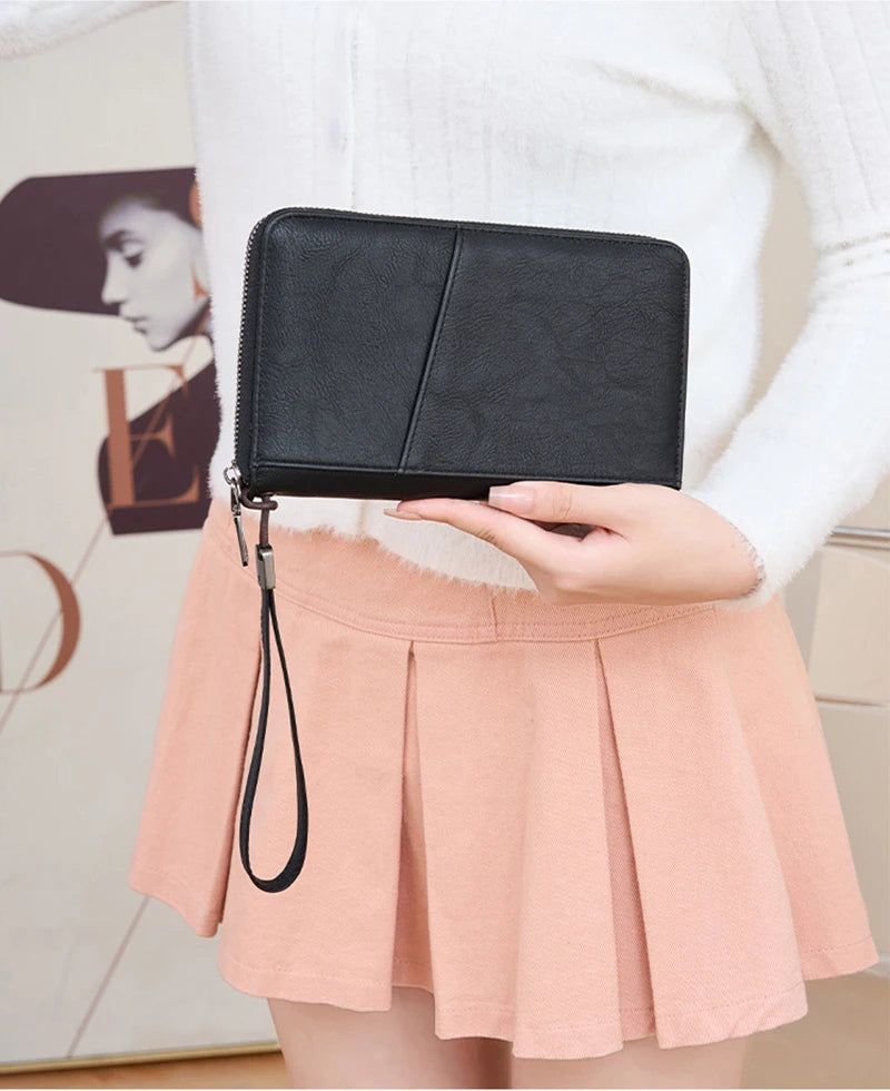 Travel Passport Wallet - RFID Anti-Theft PU Leather Organizer for Men & Women