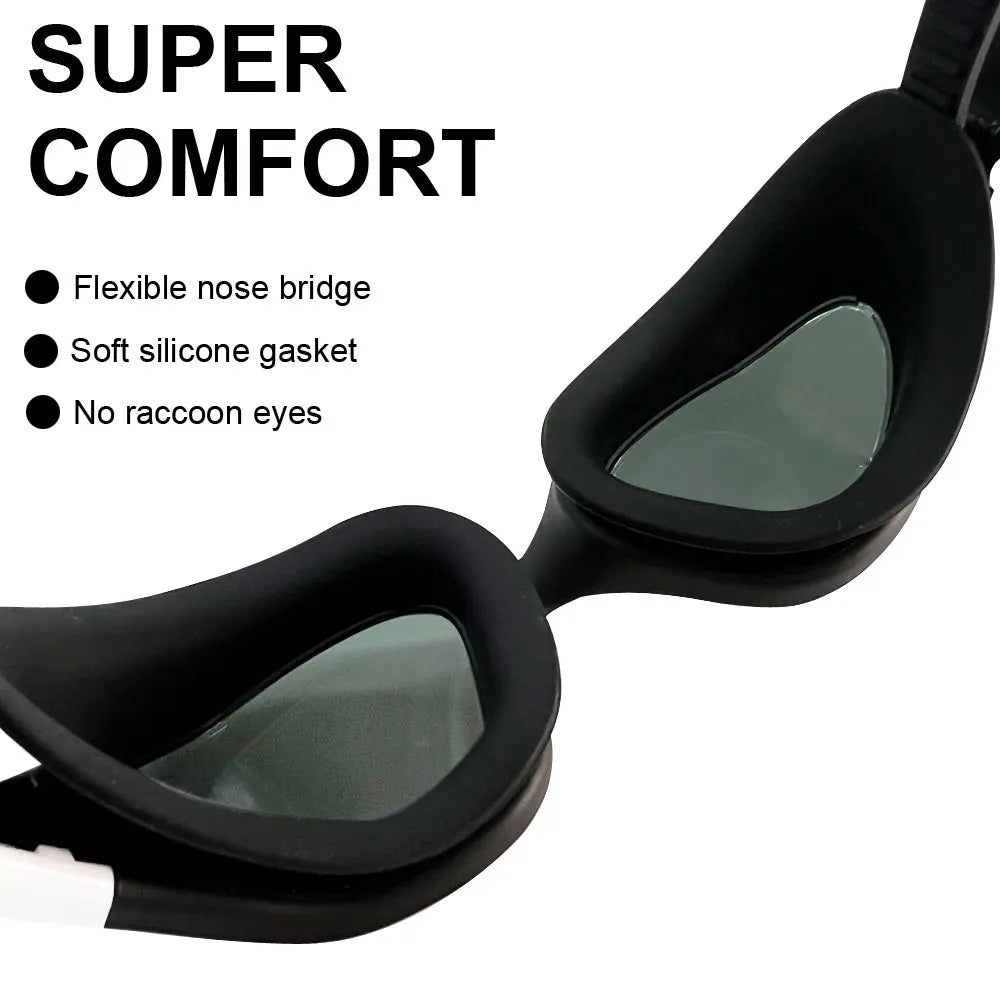 Polarized Swimming Goggles for Adults - Anti-Fog & UV Protection