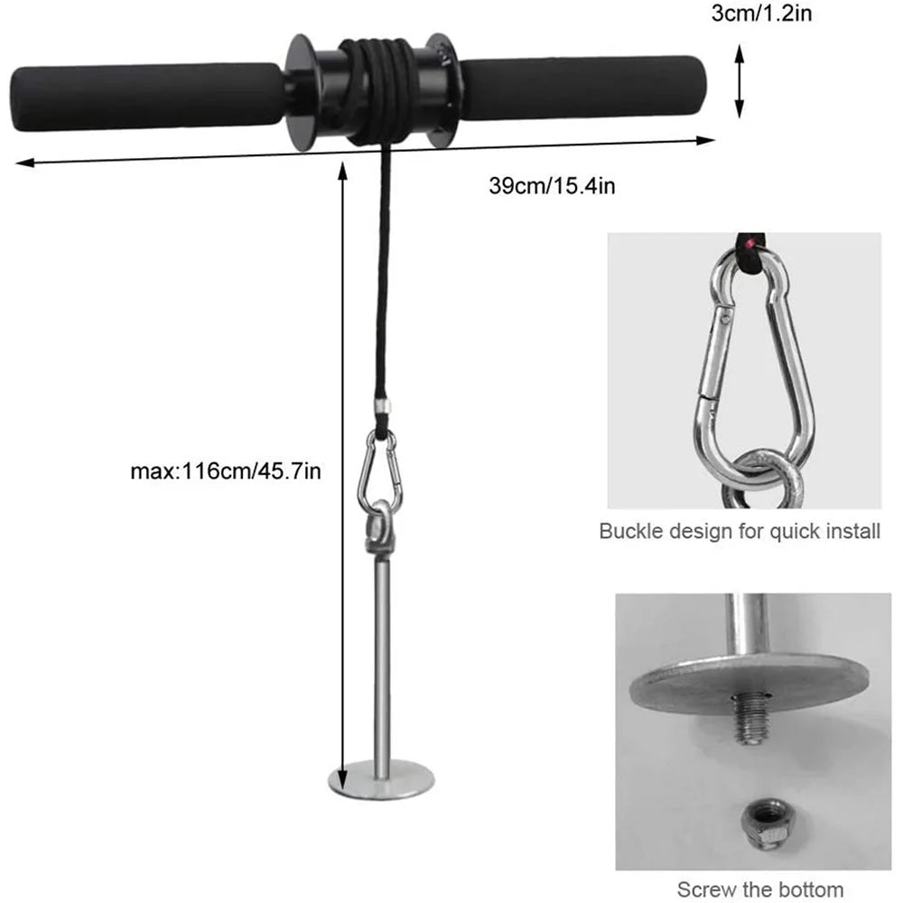 Wrist & Forearm Blaster Strength Trainer | Arm Muscle Exerciser with Hand Grip | Home Gym Fitness Equipment