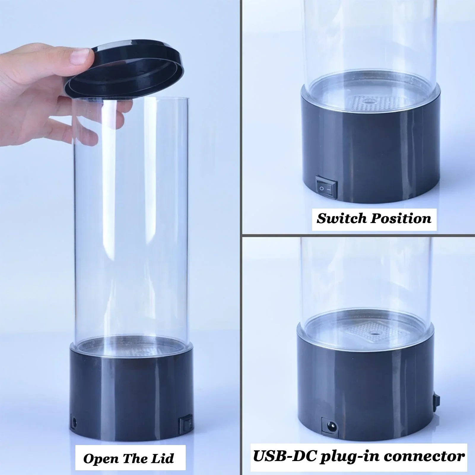 Jellyfish Lamp LED Aquarium Light - Remote Control 8 Color Changing