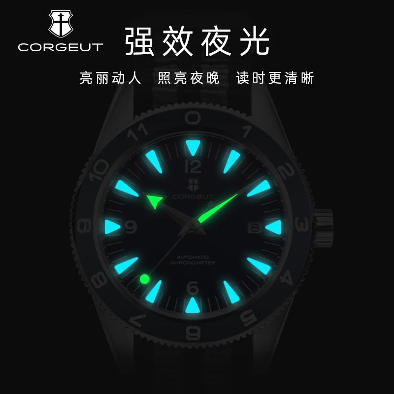 Men's Automatic Watch - Sapphire Glass, 100m Water Resistant