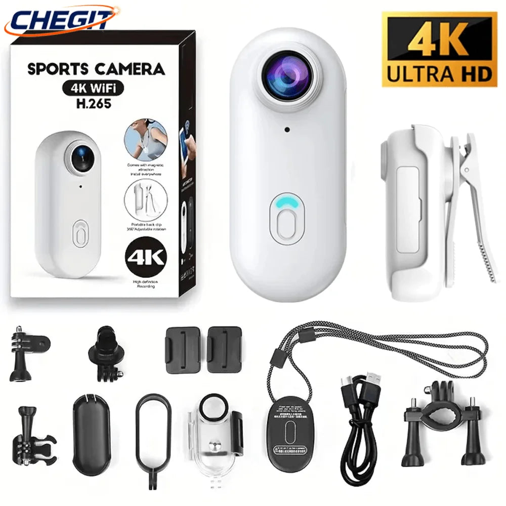 Vabena 4K FHD Action Camera | Ultra HD Adventure Cam for Sports & Motorcycle