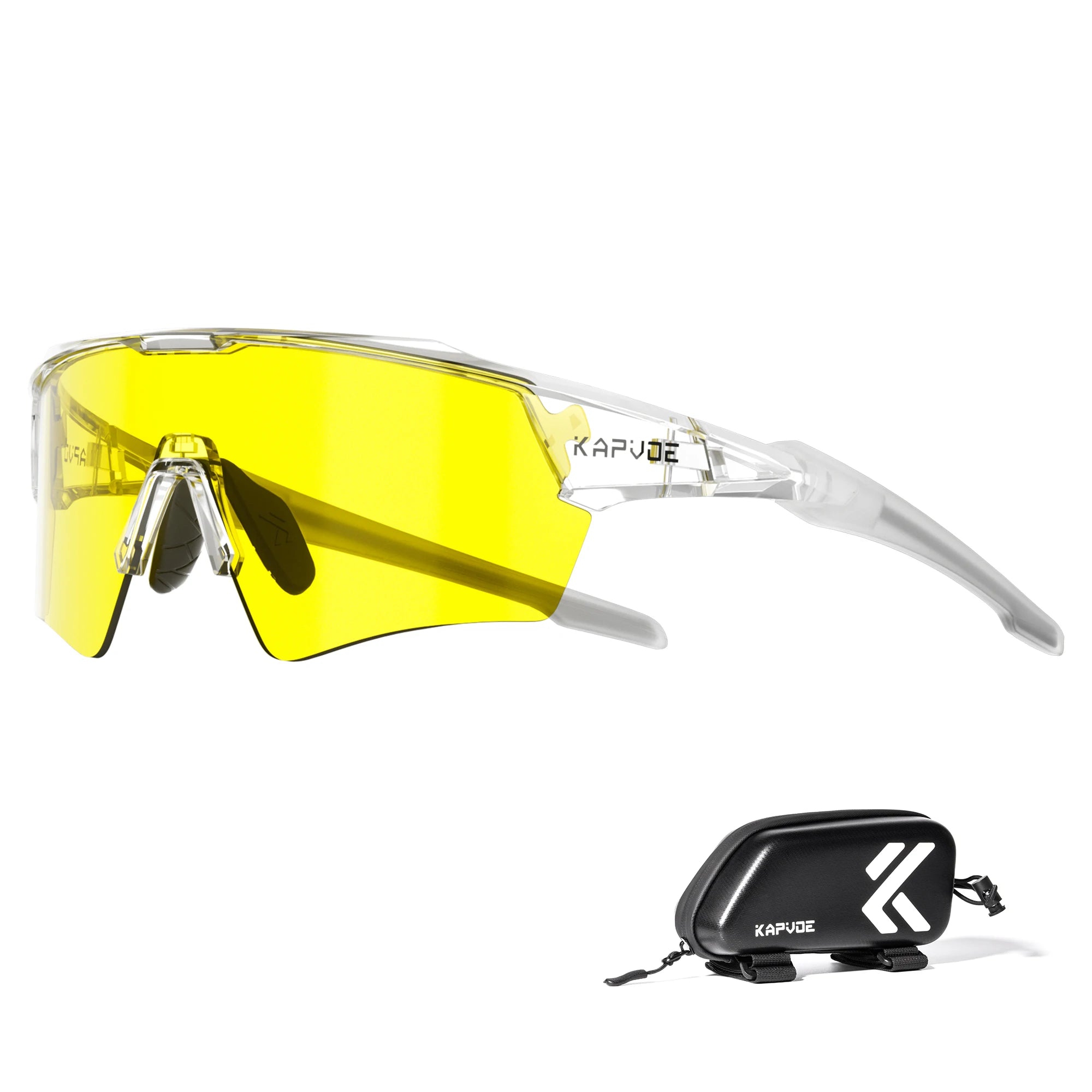 Kapvoe Photochromic Cycling Sunglasses UV400 MTB Road Bike Goggles Men Women