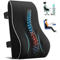 Ergonomic Memory Foam Lumbar Support Cushion for Car & Office