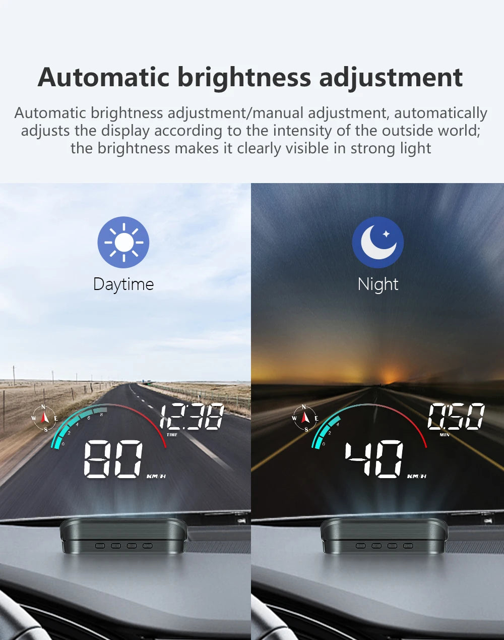 M22 Car HUD Head Up Display | Universal GPS Speedometer Projector
