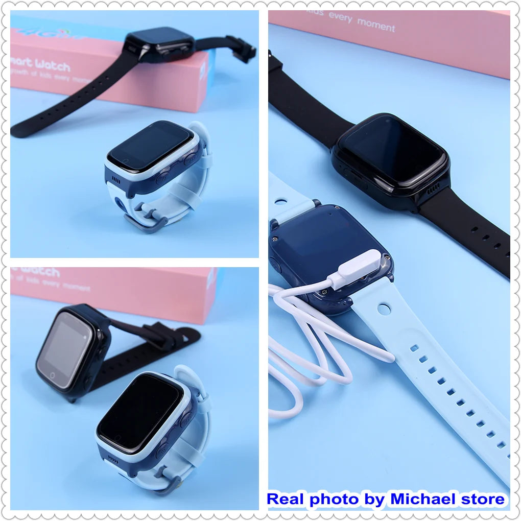 KGG 4G Kids Smartwatch - GPS Tracker, Video Call, SOS, WiFi